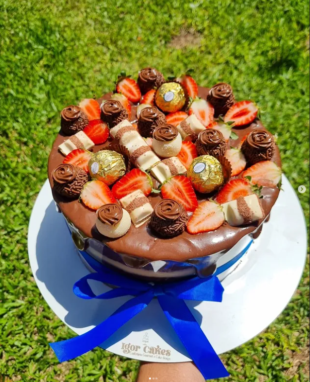 Bolo personalizado produzido pela Igor Cakes