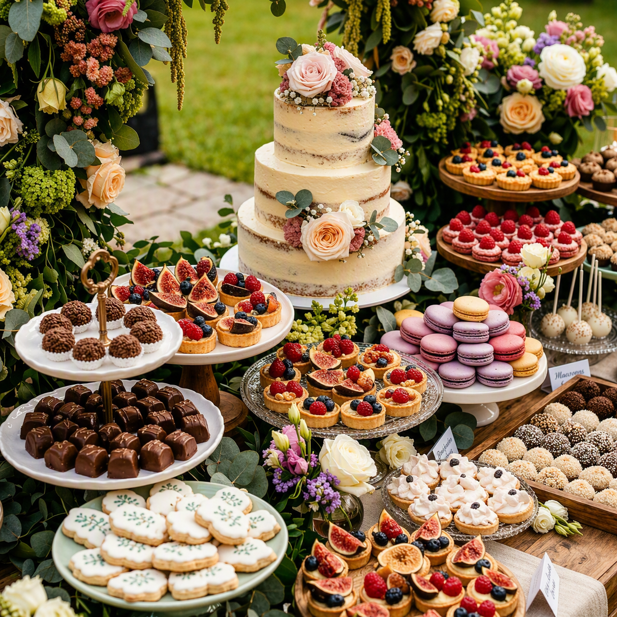 Mesa de doces da Igor Cakes para eventos